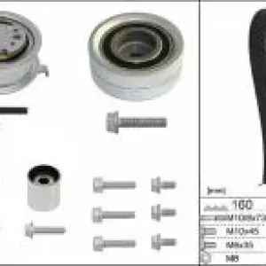 KIT CHAINE W 160D POLO 7 DIESEL