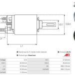 RELAI DÉMARREUR BOSCH ZM573 131586 CARGO